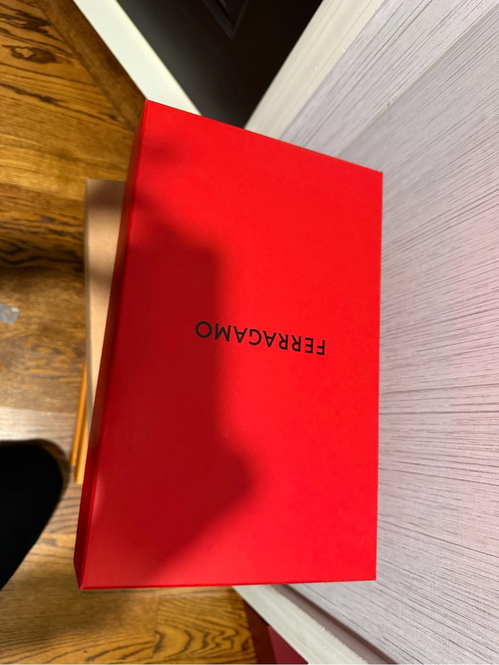 Salvatore Ferragamo Red Logo Box